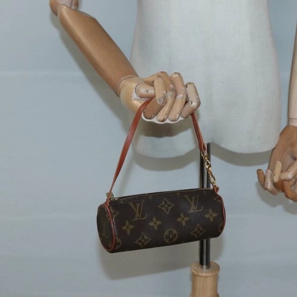 LOUIS VUITTON Monogram Papillon Pouch LV Auth - Picture 1 of 16